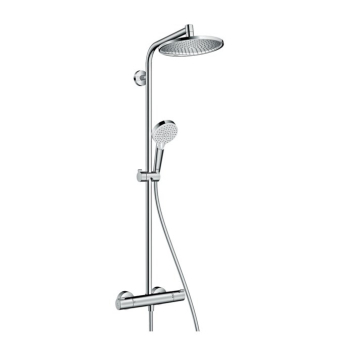 Hansgrohe Crometta S system prysznicowy 2 głowic(e) Ściana Chrom