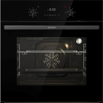 Piekarnik elektryczny Gorenje BO6635E01BG 60 l | termoobieg | grill | czyszczenie parowe | czarny (OUTLET)