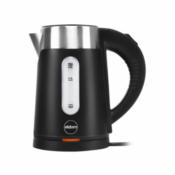 ELDOM CZAJNIK BEZPRZEWODOWY C185C TRIPO CZARNY 1000W 0,8 L, BPA-FREE, IZOLOWANY