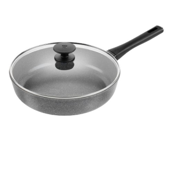 Patelnia sauté ZWILLING TERRENO PLUS z pokrywką - 28 cm, Szary