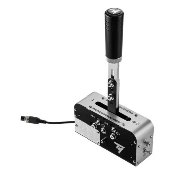 Thrustmaster 4060306 kontroler gier Czarny, Srebrny USB Hamulec ręczny PC, PlayStation 4, PlayStation 5, Xbox One, Xbox One S, Xbox One X, Xbox Series