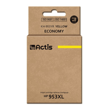 Actis KH-953YR Tusz (zamiennik HP 953XL F6U18AE; Standard; 25ml; żółty) - Nowy Chip