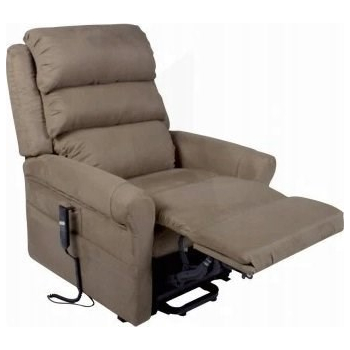 Fotel geriatryczny Stylea II  - Kolor: Brąz Alcantara