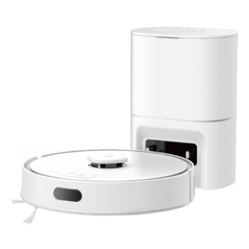 TP-LINK Tapo RV30 Max PLUS biały / Odkurzacz automatyczny + podstawa / Odkurzanie i mycie / WiFi / BT / 2600 mAh / HEPA