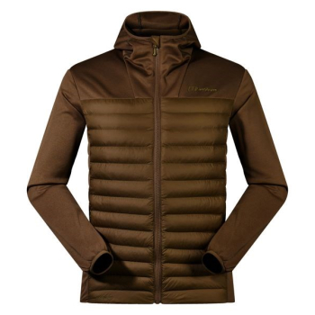 Kurtka hybrydowa męska Berghaus Vaskye Hooded Hybrid Jacket roz. M brązowa