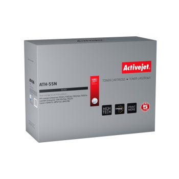Activejet ATH-55N Toner (zamiennik HP 55A CE255A, Canon CRG-724; Supreme; 6000 stron; czarny)