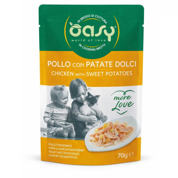 Oasy More Love Chicken with sweet potatoes 70gr