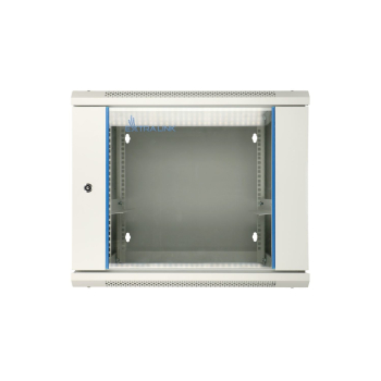 Extralink Szafa rack 12U 600x600 AZH Szara montowana na ścianie, dwusekcyjna