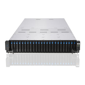 ASUS Rack 2U RS720A-E11-RS24U/10G/1.6KW/24NVMe/OCP AMD MILAN 2x LGA4094 (SP3) 280W 32xDDR4 3200/2933 24x2.5" SATA/SAS/24xNVMe Intel X710-AT2 10Gb x 2
