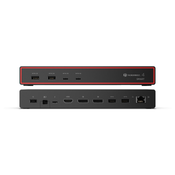 Inteligentna stacja dokująca Lenovo ThinkPad USB4 5500 (z zasilaczem 135 W) | Ilość DisplayPorts: 2 | Ilość portów HDMI: 1 | 100 W