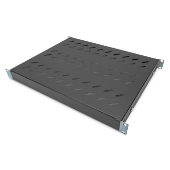 Digitus Półka ze zmiennymi szynami mocującymi do montażu stałego w szafach 483 mm (19")