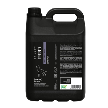 Dr Lucy - PRO SHINE 5 l - odżywczy, nawilżający szampon dla psów i kotów krótkowłosych