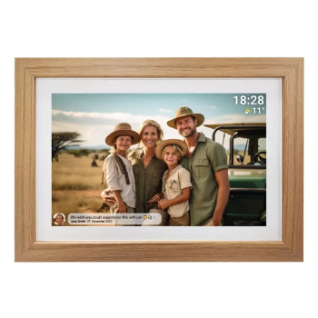 Ramka na zdjęcia Denver z FRAMEO 10.1" 16GB light wood
