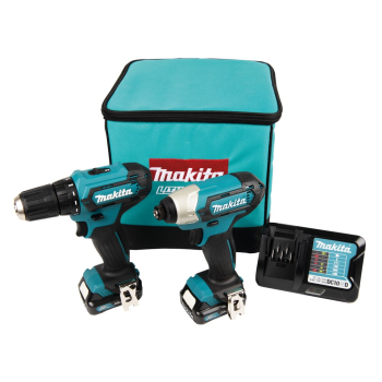 Zestaw narzędzi Makita CLX224A Battery Toolbox 12V MAX; 2 x 2.0 Ah Li-ion (DF333D + TD110D)
