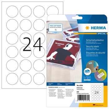 HERMA 4234 etykiet do nadruku Biały Samoprzylepne etykiety do drukowania