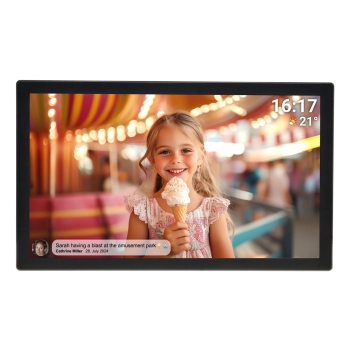 Ramka na zdjęcia Denver z FRAMEO 31.5" 32GB czarna