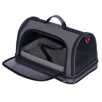 ZOLUX Torba transportowa dla psa i kota wzmocniona NOMAD L czarna 50×32×29