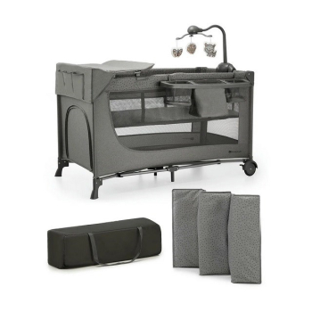 KinderKraft Łóżeczko turystyczne JOY 2 DARK GREY