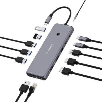 Stacja/replikator Verbatim CMH-13 USB-C (32153)