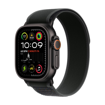 Apple Watch Ultra 2 GPS+ Cellular 49mm Czarne tytanowe etui z pętelką na szlak
