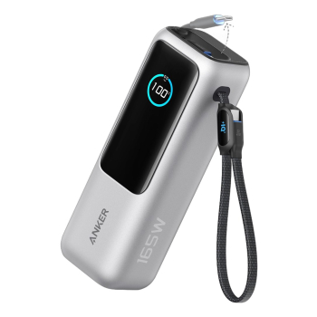 Anker 165W 25000?mAh Laptop Powerbank, Ladeger?t mit 70cm ausziehbarem Kabel & T