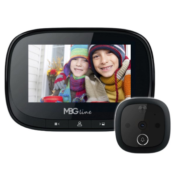 Wizjer do drzwi kamera MBG Line SF55 Black Edition
