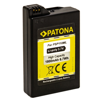 Bateria PATONA do konsoli przenośnej Sony PSP110ML PlayStation PSP PSP-1000 PSP-1000G1 PSP1