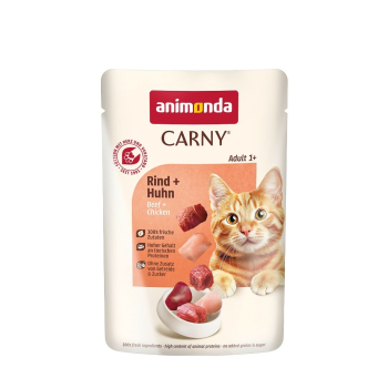 Animonda Carny Adult Pouch Beef + Chicken 85g