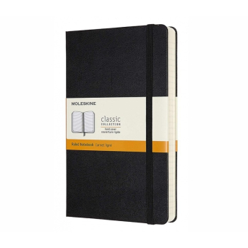MOLESKINE Notes Classic L (13x21cm) w linie, twarda oprawa, 400 stron, czarny