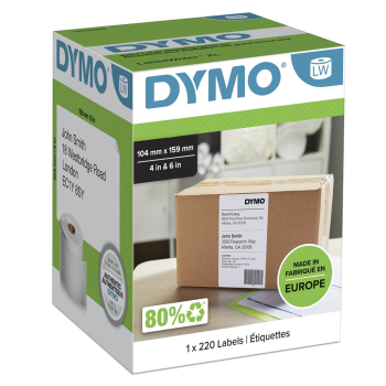 Dymo-etykiety 220 szt 104x159 mm do LW4XL