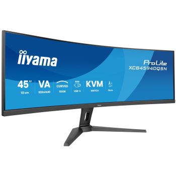 iiyama G-MASTER 45"LCD Curved Bus. UWQHD monitor komputerowy 114,3 cm (45") 5120 x 1440 px Dual QHD LED Czarny