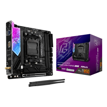 Asrock Phantom Gaming B850I Lightning WiFi AMD B850 Gniazdo AM5 mini ITX