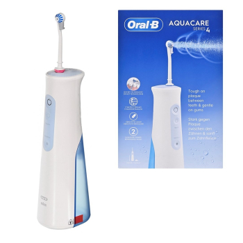 Irygator Oral-B | Jet Aquacare 4 | Pojemność 600 ml | Liczba głowic 2 | Biały