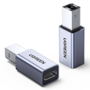 Ugreen adapter przejściówka USB Typ C-USB Typ B (szary)