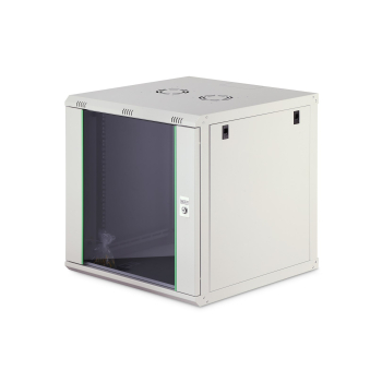 Digitus Szafa sieciowa wisząca DYNAmic 19" 12U rack 600x600, drzwi szyba, szary, niedzielona, złożona, 60kg