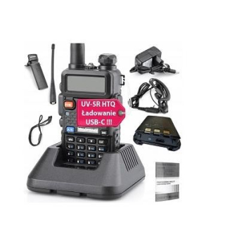 Krótkofalówka Baofeng UV-5R HTQ USB-C
