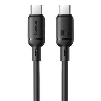 Kabel Baseus Silky Series 100W USB-C - USB-C 1m - czarny