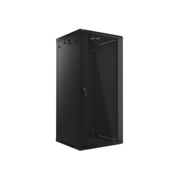Lanberg WF01-6627-10B stojak 27U Szafa wisząca Czarny