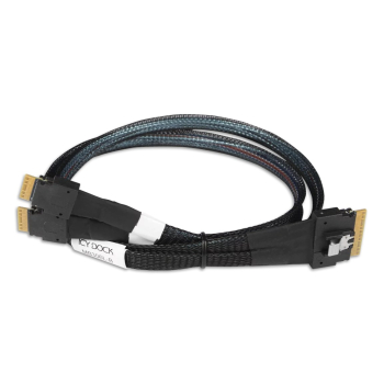 IcyDock Kabel SlimSAS 8i to 2 x SlimSAS 4i 0,5M Kabel