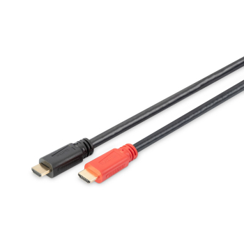 ASSMANN KABEL POŁ. ZE WZAMAC. HDMI HIGHSPEED 1.4 ETH. TYP HDMI A/HDMI A M/M CZARNY 10M AK-330118-100-S