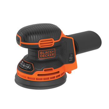 Szlifierka Black & Decker BDCROS18N-XJ przenośna szlifierka orbitalna 12000 RPM Czarny, Pomarańczowy