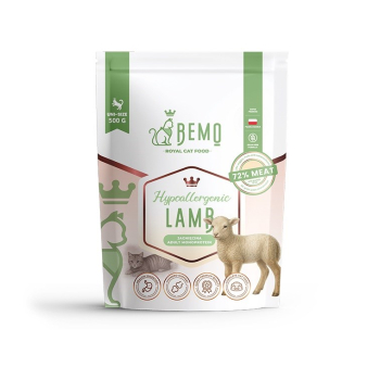 Bemo Cat Hypoallergenic – karma sucha dla kota z jagnięciną 500g