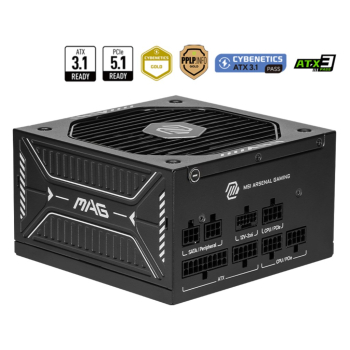 Zasilacz MSI MAG A750GLS PCIE5 750W 80+ Gold ATX 3.1