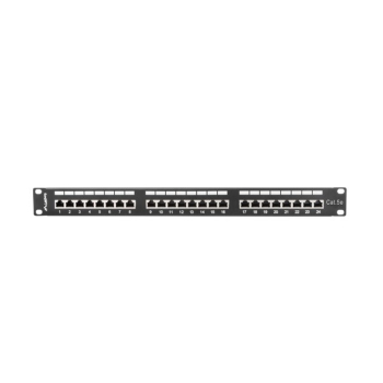 Patch panel Lanberg PPS5-1024-B (1U; kat. 5e; 24xRJ-45)