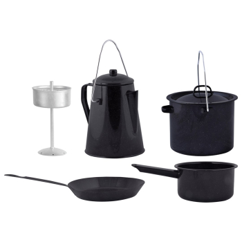 Esschert Design FF215 kampingowy przybór kuchenny Zestaw Czarny