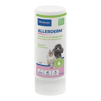 VIRBAC ALLERDERM szampon dla suchej i łuszczącej się skóry psów i kotów 250ml