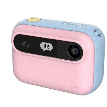 myFirst Camera Insta 20 - aparat natychmiastowy dla dzieci z drukarką i możliwością drukowania etykiet, ekranem 3" Full HD IPS i podwójnym obiektywem