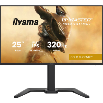 iiyama G-MASTER GB2591HSU-B1 monitor komputerowy 62,2 cm (24.5") 1920 x 1080 px Full HD LED Czarny
