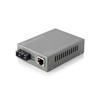 Konwerter mediów LevelOne Web Smart Series FVS-3120 - RJ-45 / SC Pojedynczy tryb - do 20km (FVS-3120)