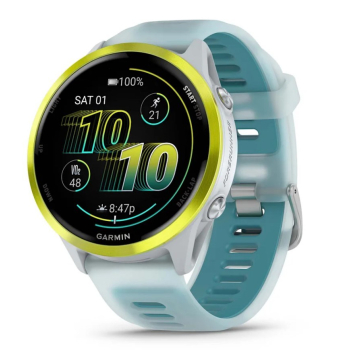Garmin Forerunner 570 3,56 cm (1.4") AMOLED 47 mm Cyfrowy 454 x 454 px Ekran dotykowy Biały, Żółty Wi-Fi GPS